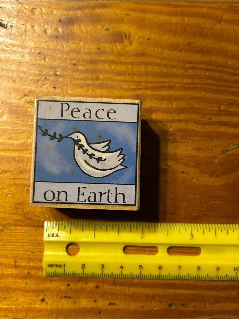 Peace On Earth Stamp.